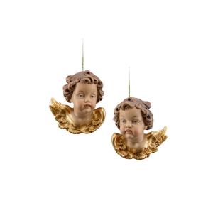 Pair of angel heads to hang