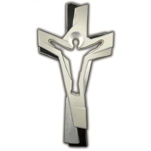Croce della Passione Argento bianco nero
