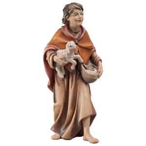 Shepherd with nag and lamb