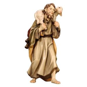 pastore con agnello in spalla