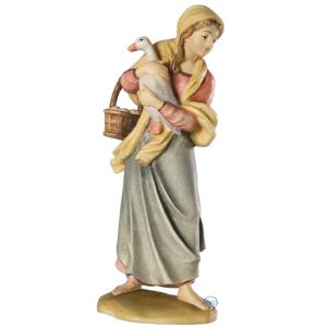 Shepherdess with goose