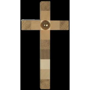 Apostles cross with brass ball