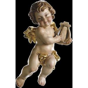 Engel barock, Lyra und Querflöte