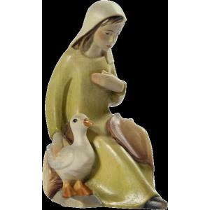 Shepherdess with goose