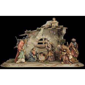 Simon 9 figures + Betlehem crib 