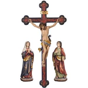 Crucifixion group Leonardo-cross baroque