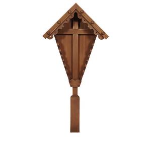 Field cross spruce dark stained