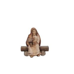 PE Shepherdess with child on bench