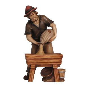 MA Shepherd with feeding troughs