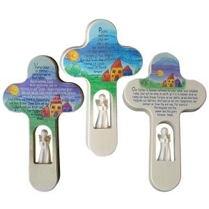 Cross colored with Angel