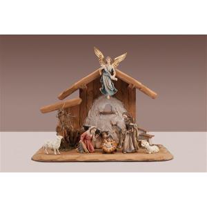 SI Set 8 figurines + stable Holy Night