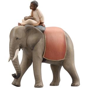 LI Elefant con elefantiere seduto