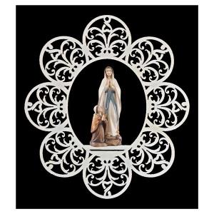 Ornamenti + Madonna Lourdes stilizzata+Bernardetta