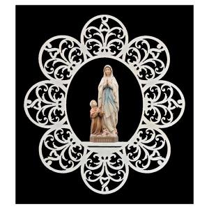 Ornamento con Madonna Lourdes+Bernardetta