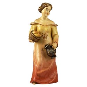 Pastorella con brocca e pane