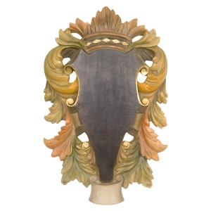 Trophäenschild für Hirsch Soli