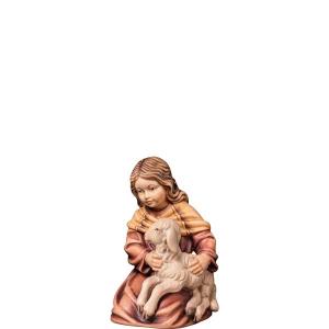 A-Shepherd-girl w/ lamb