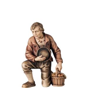 H-Pastore in ginocchio con doni