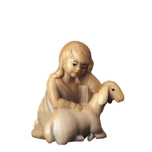 Child with sheep