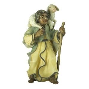 Shepherd with sheep moor