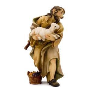 Shepherd with sheep