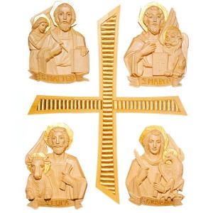 Quattro evangelisti con croce