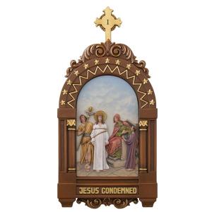 sTATIONS OF THE CROSS WITH FRAME 78X43