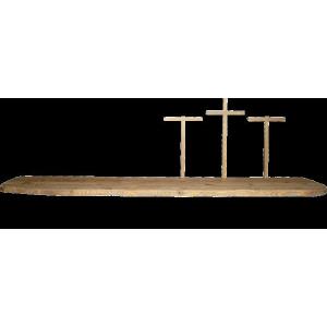 Bodenplatte fuer gesamte Passionskrippe