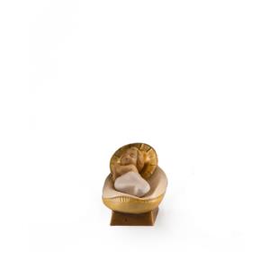 Gesu' Bambino con culla 2 pezzi