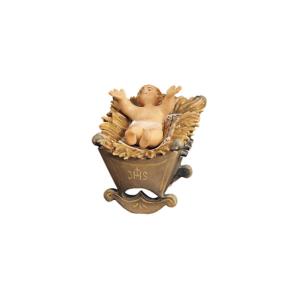 Infant Jesus with cradle - 2 pieces