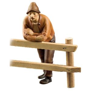 Uomo alla finestra/siepe