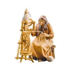 Contadina con filatoio