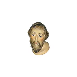 Testa con barba e baffi