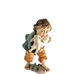 Shepherdboy with lamb