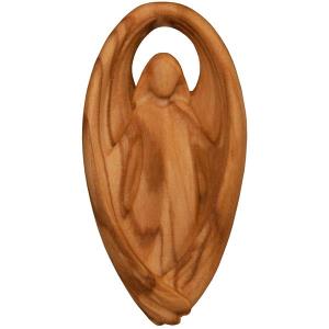 Portafortuna - angelo custode, legno ulivo