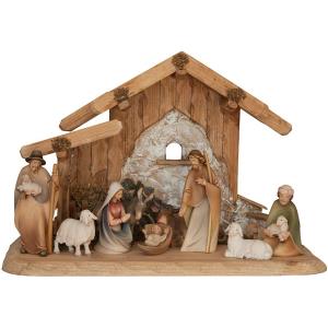 Morgenstern Nativity 10figurines with stable