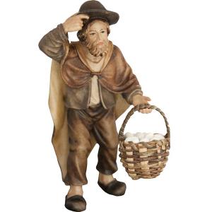 Pastore con uova nel cesto