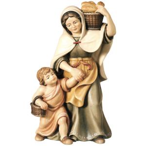 Pastorella  con bambino