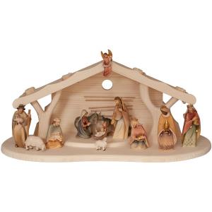 Stable with 14 Figurines, complete set