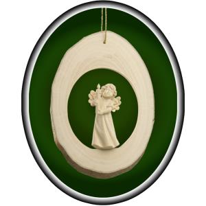 Branch disc with Mary Angel candle