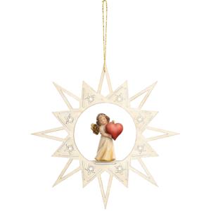 Star with angel heart