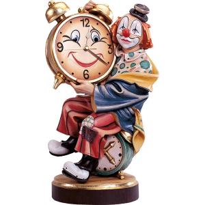 Clown con orologio funzionante