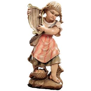 Girl with harp