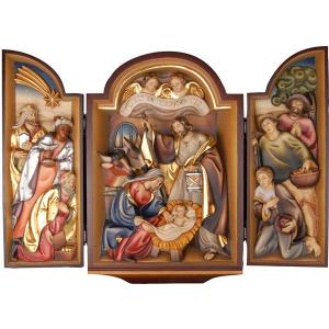 Trittico con presepio