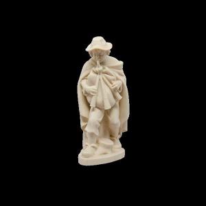 Pastore con cornamusa e cappello