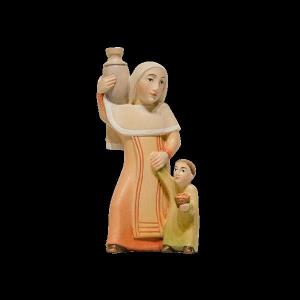 Shepherdess with child