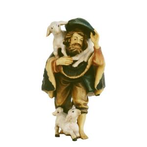 Shepherd with 2 sheeps