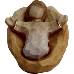 The infant Jesus with cradle