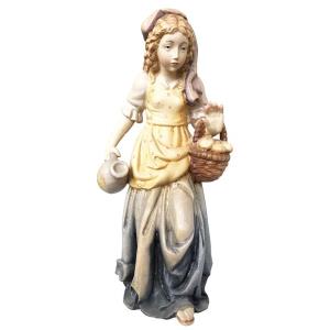 Pastorella con cesta