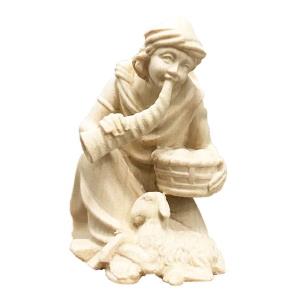 Kneeling shepherd with basket